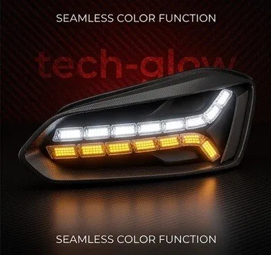 Crystal headlight eyelids