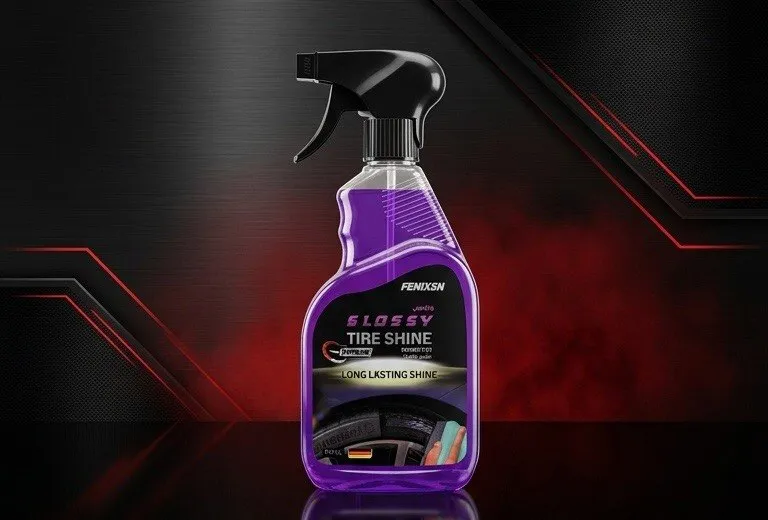 Glossy tire shine
