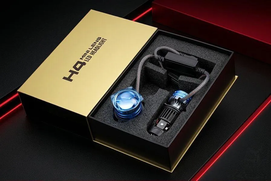 Led with laser